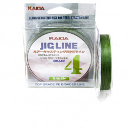 Плетенка KAIDA18 JIG LINE BRAID зеленый  100м 0,18мм