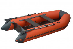 Надувная лодка FLINC FT340K оранжево-графитовый