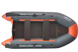 Надувная лодка FLINC FT360K графитово-оранжевый