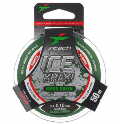 Леска Intech Ice Khaki moss green 0.185 30м