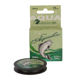 Леска плетеная AQUA Aqualon Dark-Green 0.12 15м
