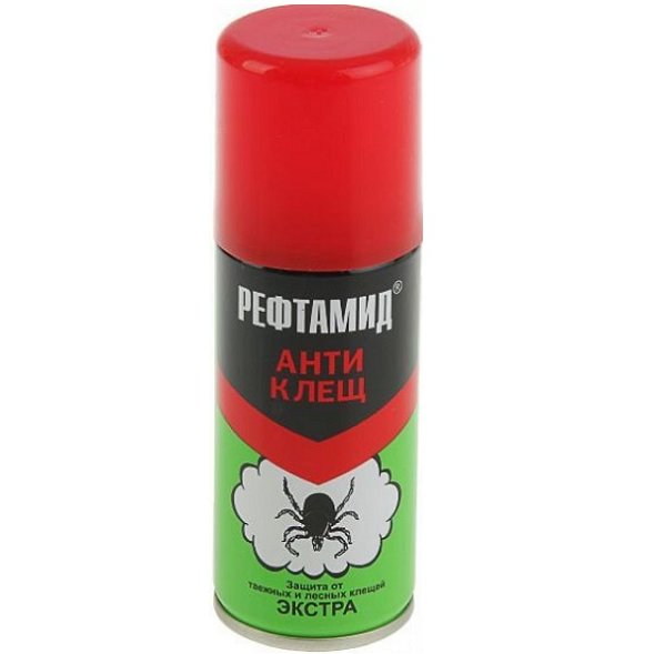 Аэрозоль Рефтамид Экстра Антиклещ 100мл 6-202