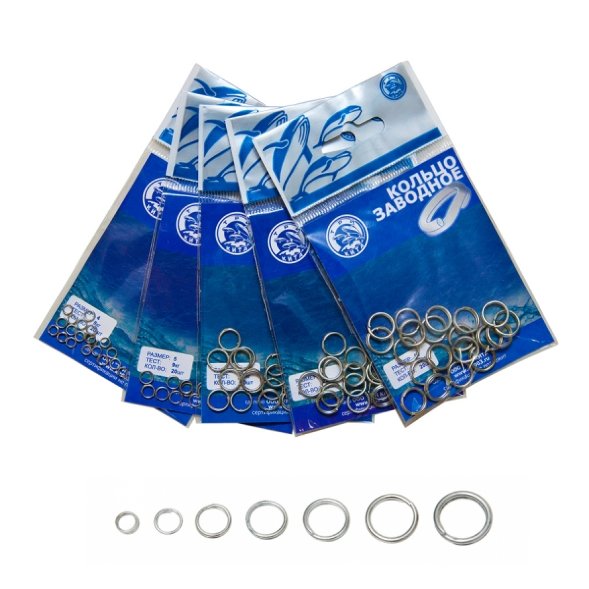 Кольцо заводное d7 17кг 20шт Три кита