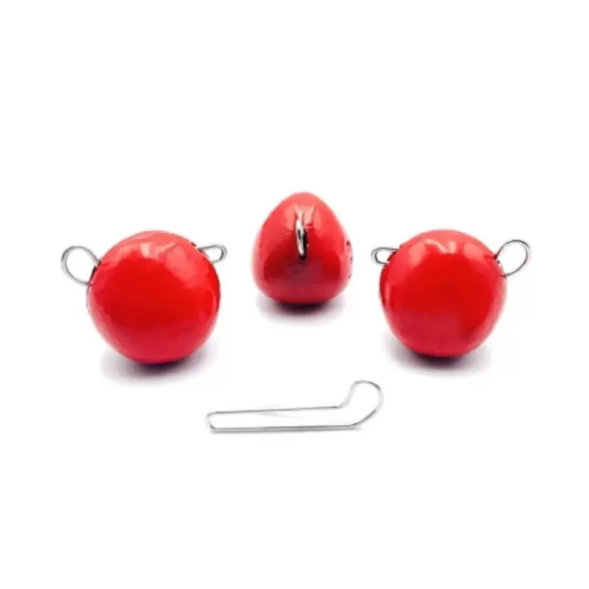 Груз UF Studio Капля- эксцентрик – 16 гр 10 шт КРАСНЫЙ UV