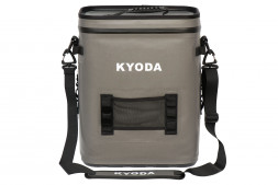 Термобокс рюкзак KYODA, жесткий каркас 21 л, цвет серый, SC21-BP