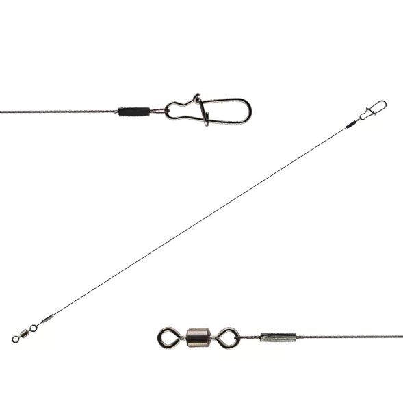 Поводок SPRUT Titanium Mono 20см 17кг 2шт