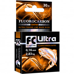 Леска Aqua FC Ultra Fluorocarbon Coated 0.22 30м