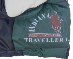 Спальный мешок INDIANA Traveller L-zip от -6 С с подголов. 230х90см