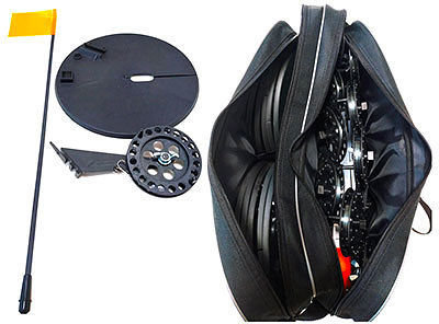 Набор жерлиц RodStars в сумке 10шт пласт. стойка катушка 90мм оснащ.